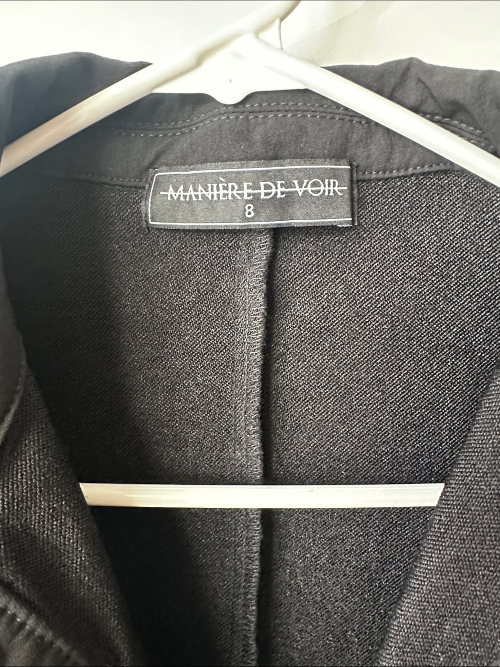 Maniere De Voir Black Utility Jumpsuit with Pocket Details - Picture 3 of 4